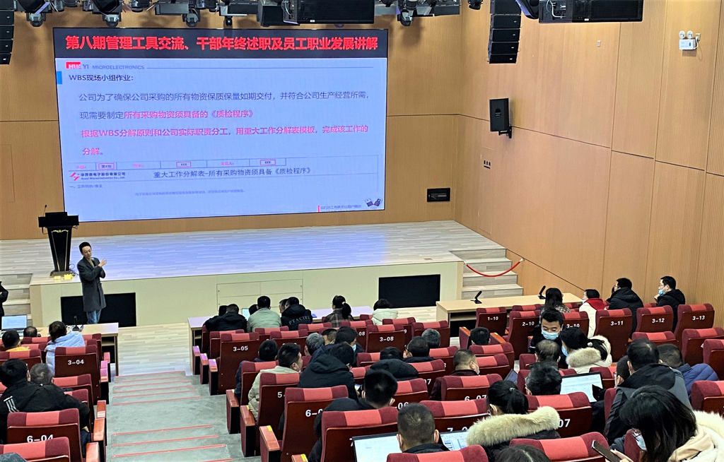 太阳成微电开展管理工具实践交流会(第八期)&干部年终述职及员工职业发展讲解