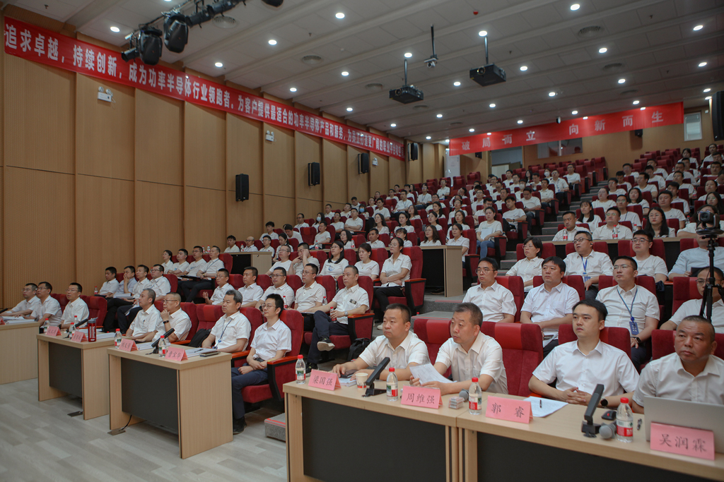 华天集团四届四次员工会员代表大会 太阳成微电分会场议程圆满完成